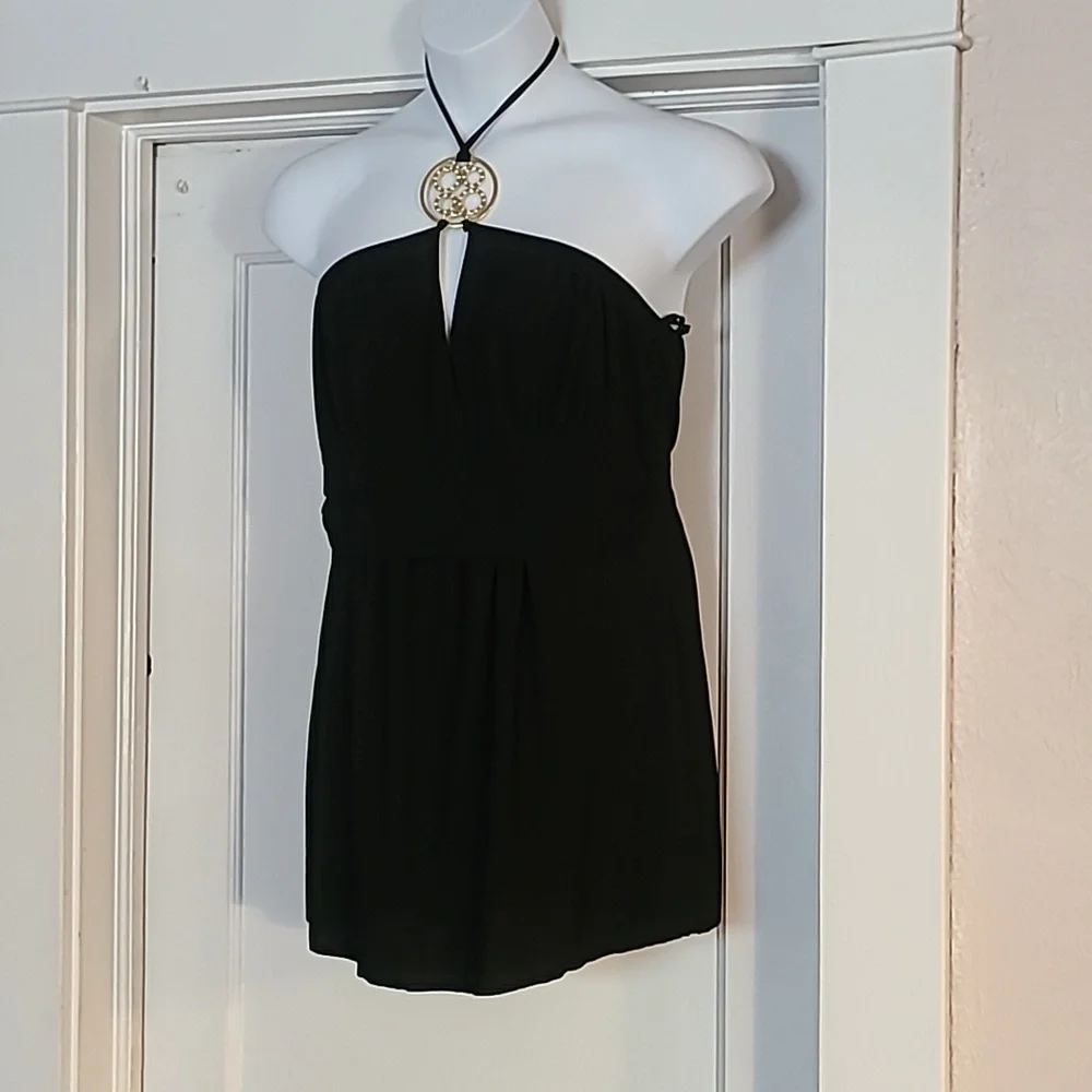 Embellished Medallion Halter Top XL - Picture 1 of 2